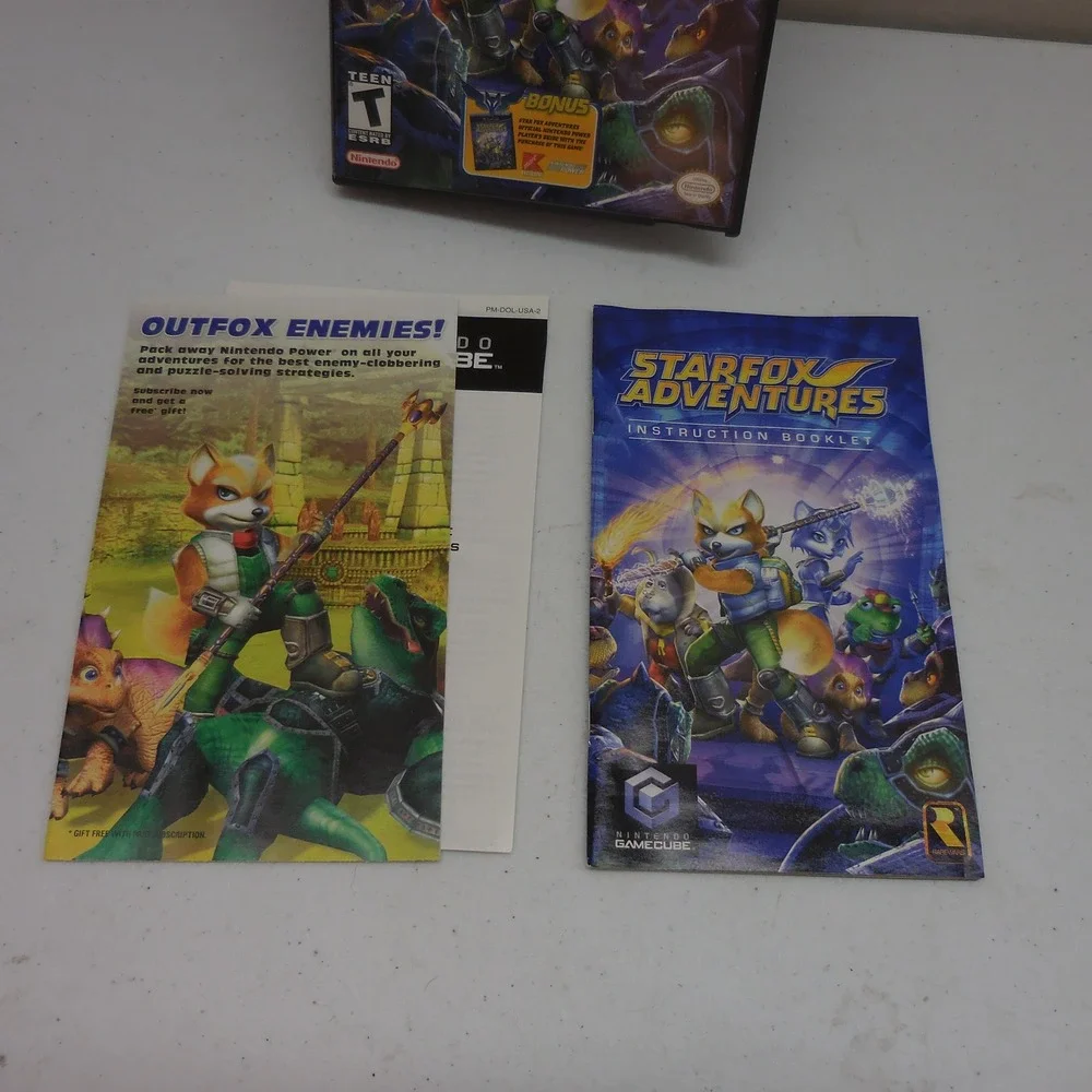 Star Fox Adventures Nintendo GameCube 2002 Rare Action Adventure CIB All Inserts